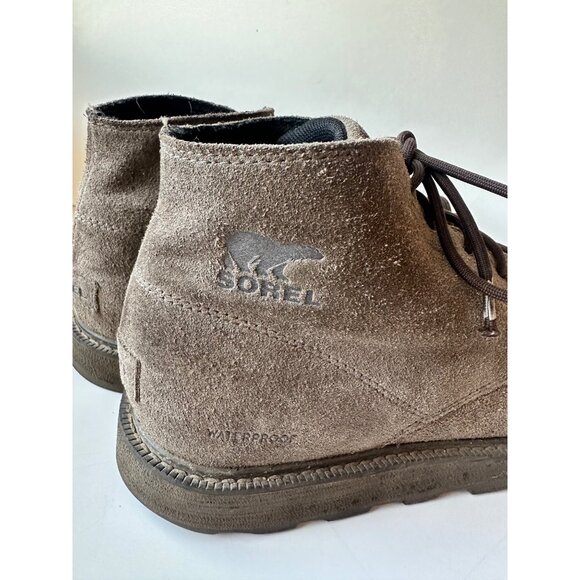 Sorel Men's Waterproof Fulton Suede Chukka Boots - Brown Size 10 - Picture 5 of 12